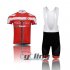 2011 Castelli Cycling Jersey and Bib Shorts Kit Orange White