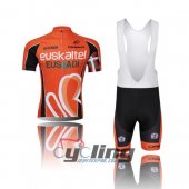 2013 Europcar Cycling Jersey and Bib Shorts Kit Orange