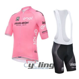 2016 Giro d\'Italia Cycling Jersey and Bib Shorts Kit Pink