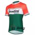 2016 Santini Cycling Jersey and Bib Shorts Kit Orange Green