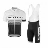 2017 Scott Cycling Jersey and Bib Shorts Kit red black