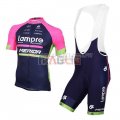 Lampre Cycling Jersey Kit Short Sleeve 2016 blue and rose