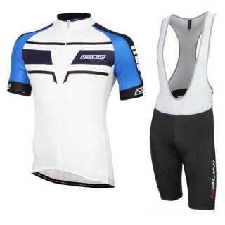 2016 Nalini Cycling Jersey and Bib Shorts Kit Blue White