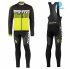 2016 Scott Long Sleeve Cycling Jersey and Bib Pants Kit Black Yellow