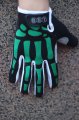 Skull Cycling Gloves black and green