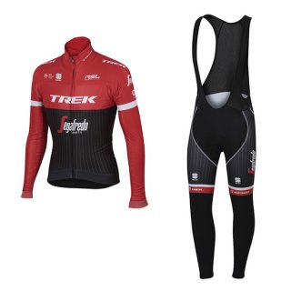 Trek Segafredo Cycling Jersey and Kit Long Sleeve 2017 black red