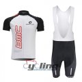 2011 Bmc Cycling Jersey and Bib Shorts Kit Black White