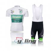 2012 Europcar Cycling Jersey and Bib Shorts Kit Green White