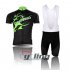 2012 Merida Cycling Jersey and Bib Shorts Kit Black Green