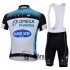 2013 Etixx Quick step Cycling Jersey and Bib Shorts Kit Sky Blue White
