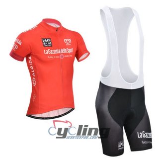 2014 Giro d\'Italia Cycling Jersey and Bib Shorts Kit Red