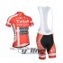 2014 SaxoBank Cycling Jersey and Bib Shorts Kit Orange Whit