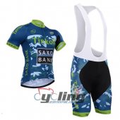 2015 SaxoBank Cycling Jersey and Bib Shorts Kit Blue White