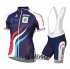 2016 Luxembourg Cycling Jersey and Bib Shorts Kit Blue White