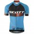 2016 Scott Cycling Jersey and Bib Shorts Kit Blue Black