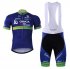 2017 ORICA bike Exchange Cycling Jersey and Bib Shorts Kit blue