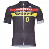 2017 Scott Cycling Jersey and Bib Shorts Kit gray black