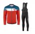 2017 Scott Long Sleeve Cycling Jersey and Bib Pants Kit black orange