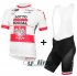 2016 Lotto Cycling Jersey and Bib Shorts Kit White Red