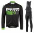 2016 Scott Long Sleeve Cycling Jersey and Bib Pants Kit Green Black