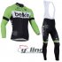 2014 Belkin Long Sleeve Cycling Jersey and Bib Pants Kits Green Black