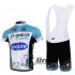 2012 Etixx Quick step Cycling Jersey and Bib Shorts Kit Sky Blue White