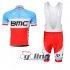 2014 Bmc Cycling Jersey and Bib Shorts Kit Sky Blue Orange