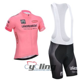 2014 Giro d\'Italia Cycling Jersey and Bib Shorts Kit Pink