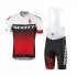 2017 Scott Cycling Jersey and Bib Shorts Kit black red