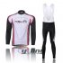 2011 Nalini Long Sleeve Cycling Jersey and Bib Pants Kits White