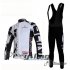 2012 Nalini Long Sleeve Cycling Jersey and Bib Pants Kits White