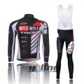 2013 Trek Long Sleeve Cycling Jersey and Bib Pants Kits Black An