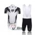 2013 Fox Cycling Jersey and Bib Shorts Kit White Black