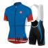 2015 Castelli Cycling Jersey and Bib Shorts Kit Blue Red
