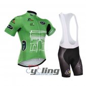 2015 Tour De France Cycling Jersey and Bib Shorts Kit Green