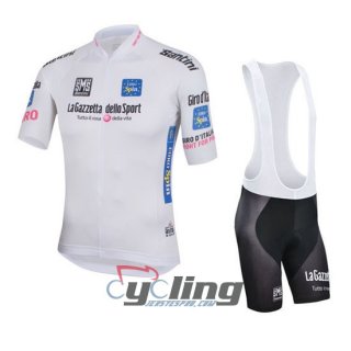 2016 Giro d\'Italia Cycling Jersey and Bib Shorts Kit White B