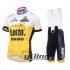 2016 Lotto Soudal Cycling Jersey and Bib Shorts Kit White Ye