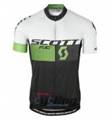 2016 Scott Cycling Jersey and Bib Shorts Kit White Green