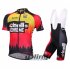 2016 Cinelli Cycling Jersey and Bib Shorts Kit Red Yellow