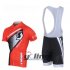 2013 Scott Cycling Jersey and Bib Shorts Kit Black Red