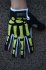 Skull Cycling Gloves black and yellow