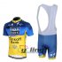 2013 SaxoBank Cycling Jersey and Bib Shorts Kit Blue Yellow