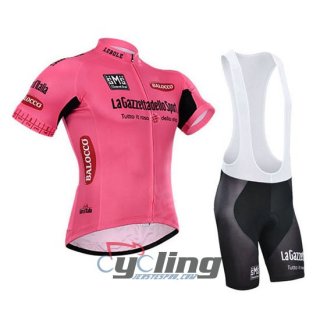 2015 Giro d\'Italia Cycling Jersey and Bib Shorts Kit Red