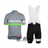 2015 Rapha Cycling Jersey and Bib Shorts Kit Gray Green