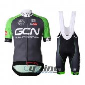 2016 Santini Cycling Jersey and Bib Shorts Kit Gray Green