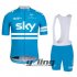 2016 Sky Cycling Jersey and Bib Shorts Kit Sky Blue