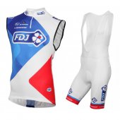 FDJ Wind Vest 2016 Red And White