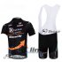 2012 Bianchi Cycling Jersey and Bib Shorts Kit Black Orange