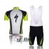 2013 Specialized Cycling Jersey and Bib Shorts Kit Green Whi