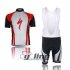 2013 Specialized Cycling Jersey and Bib Shorts Kit White Red